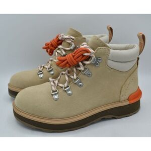 Sorel Womens Size 8 Hi Line Hiker Major Ceramic Suede Waterproof Mid Boots Shoes